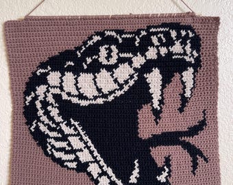 PDF crochet Snake tapestry/ crochet tapestry pattern **PATTERN ONLY**