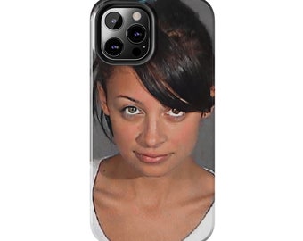 Nicole Richie Tough iPhone Case, Mugshot Design, Unique Phone Cover