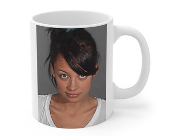 Nicole Richie Mugshot Inspired Coffee Mug 11oz, Unique Celebrity Mug, Pop Culture Gift