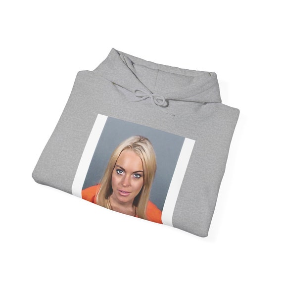 Lindsay lohan mugshot hoodie hotsell