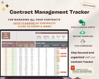 The Contract Management Tracker Report - manage your contracts efficiently in one place