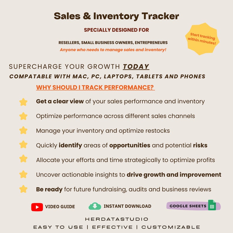 Selling Inventory The Sales & Inventory Dashboard Report Tracker - Reseller and Small ...