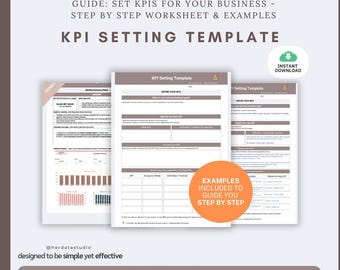 KPI Setting Template – Business Goal Worksheet (PDF Template)