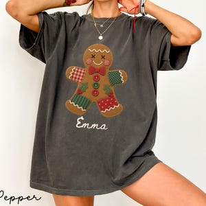 Personalized family Christmas shirts with Mom Dad Grandma Auntie Grandpa titles