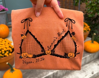 Halloween Bachelorette Party Ideas Shirt Spooky Bach Trip Tee Boos Before I Dos Bridal Party Gift Personalized Bride Squad Halloween Shirt