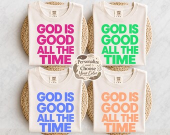 God Is Good Shirt Christian Group Shirts, Church Retreat Shirt Youth Group Shirts Christian Camp Shirt Matching Church Trip Tee Faith Shirt