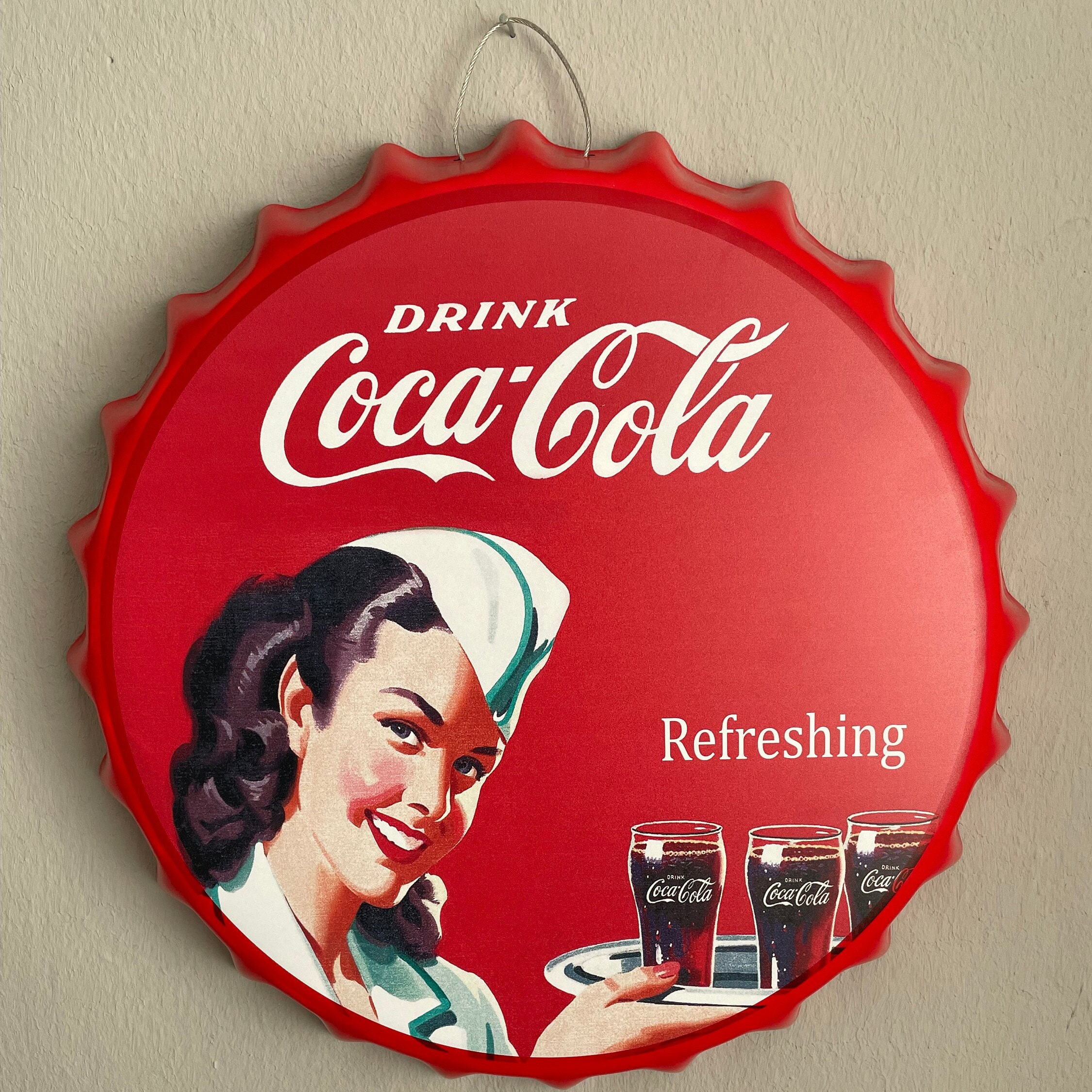 Lot de 9 magnets Coca-cola - Idées cadeau/Les magnets - nostalgic-deco