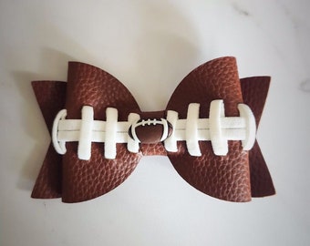 Football Hair Bow | XL