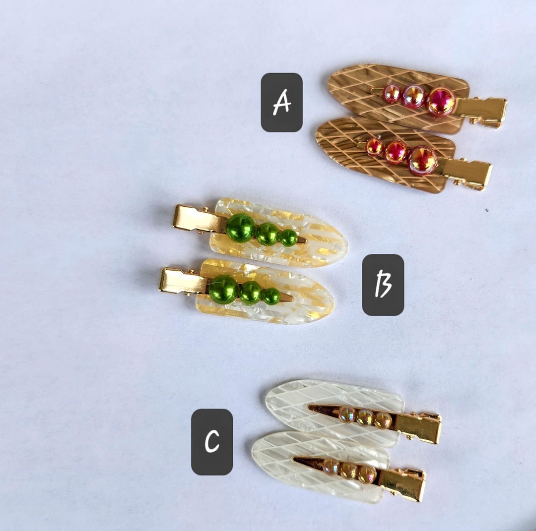 Creaseless Hair Clips Etsy