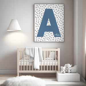 Custom Name Print | Nursery Letter Print | Bedroom Decor |Digital Wall Art | Children&#39;s Bedroom Wall Decor, Name Sign, Printable Wall art