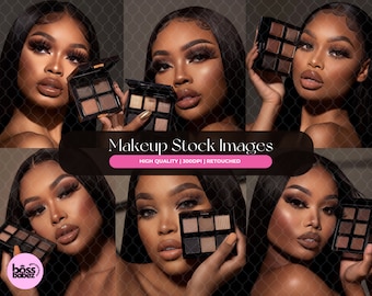 Makeup Stock Photo Bundle: Beauty Brand Images (Digital Download)