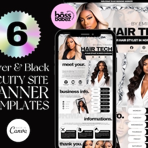 Acuity Scheduling Site Template, Editable DIY Booking Site Template, Hair Tech Booking Site Template, Hair Technician Acuity Template