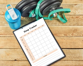 Suivi du sommeil imprimable, inserts de planificateur A5, journal de sommeil mensuel, suivi du sommeil, journal du sommeil, planificateur de santé, téléchargement instantané PDF
