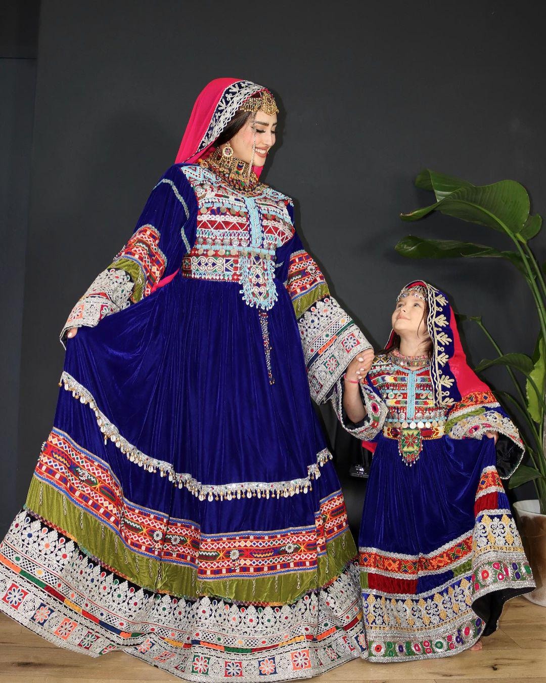 Afghan Tradition Handcrafted Matching Attire for Couples and Afghan Tradition Handcrafted Matching Attire for Couples and