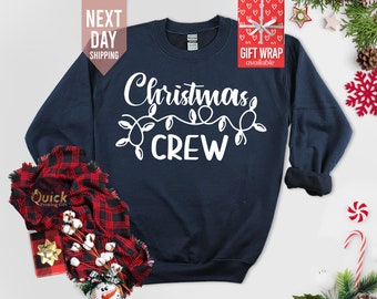 Weihnachten Crew Sweatshirt, Weihnachtsbeleuchtung Pullover, Weihnachten Familie Pullover, Weihnachten Crew, Weihnachten Crew Hoodie, Weihnachten Sweatshirt
