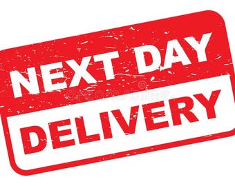 UPGRADE to UK NEXTDAY Guarenteed Delivery Only with Thsirt, Hoodie, Jumpers Purchased Separately