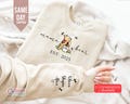 Mama Bear Sweatshirt, Mothers Day Sweatshirt, Mama Bear top, Personalised Mum Sweatshirt with names 2025, Mama Est with Name On The sleeve T product logo