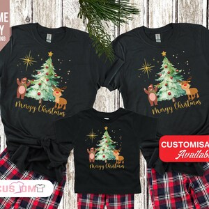 Frohe Weihnachten Pyjama, Weihnachten Pyjama Top, Weihnachten PJ für Familie, Winter Shirt, Weihnachtsgeschenk für Familie, passendes T-Shirt für Weihnachten T