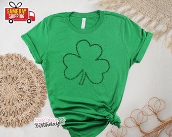 Dames Shamrock T-shirt - St Patrick Day Tee, Womens Girls Cute St Patricks Day Ierland Ierse Saint Patrick's verjaardagscadeau Top