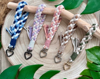 Macrame lanyard | Macrame keychain | Bag charm | handmade gift idea | Lanyard for teachers and colleagues