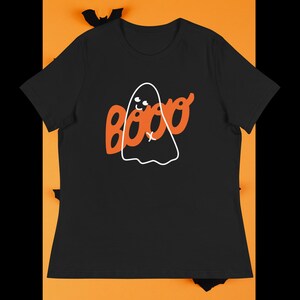 Halloween BOO Women&#39;s Relaxed T-Shirt