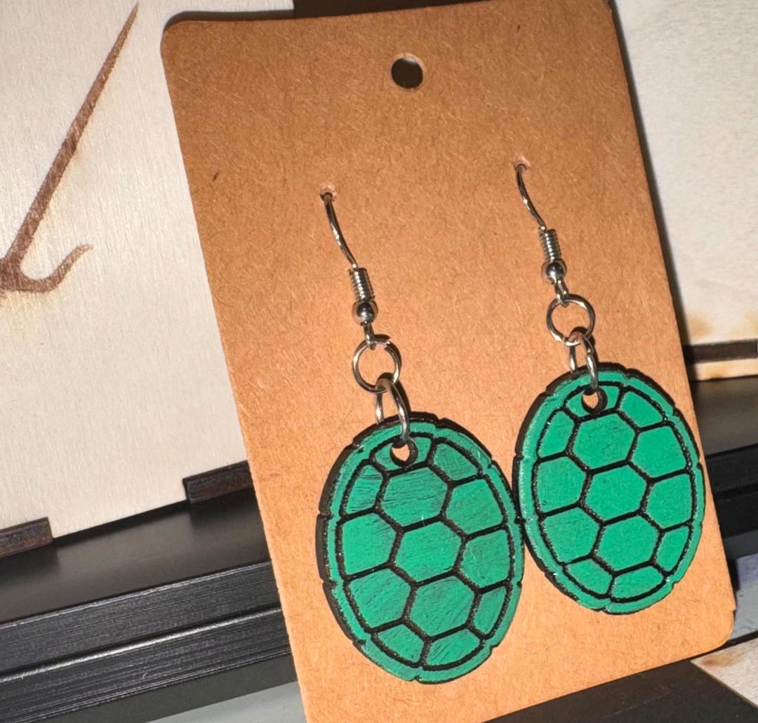 Turtle Shell Earring - DIGITAL Files Only, No Physical Product - Etsy