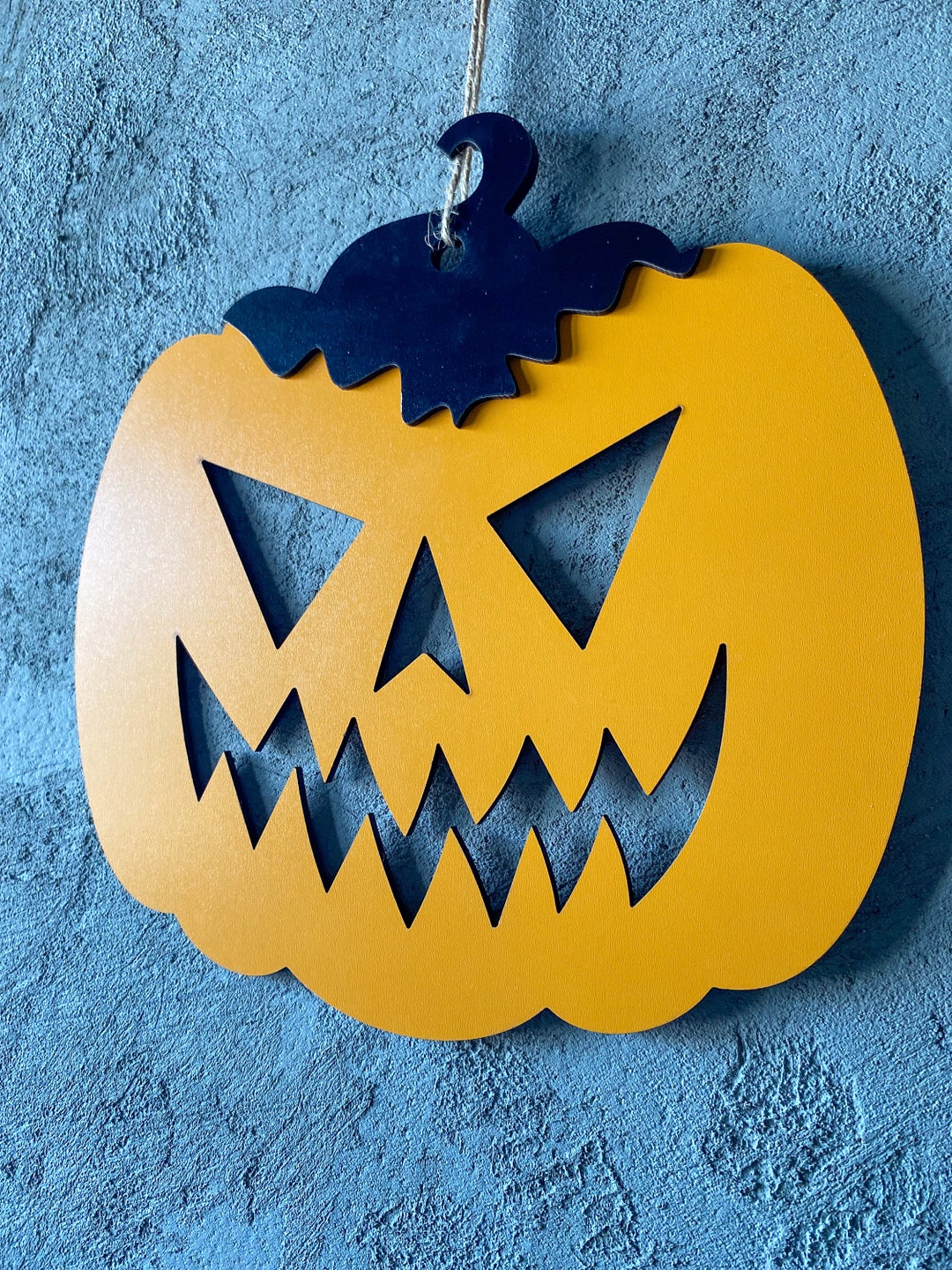 Hallowen Decor Gift Wall Hanging Orange Pumkink Fall Decor Etsy