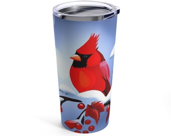 Cardinal Tumbler 20oz: Insulated Stainless Steel Travel Mug