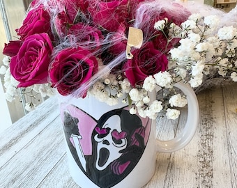 Scream Mug Flower Bouquet