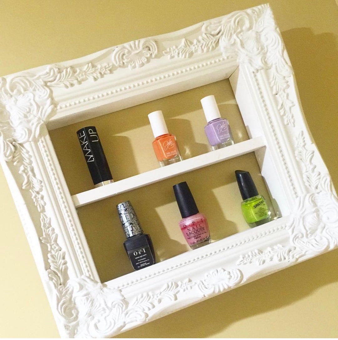 8x10 Nail Polish Display Rack Shelving Wall Unit Etsy