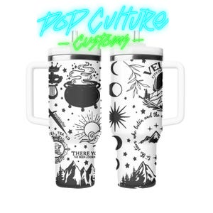 Fairy series 40oz Tumbler Laser Engraved
