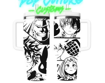 Hero School 40oz Laser Engraved Tumbler