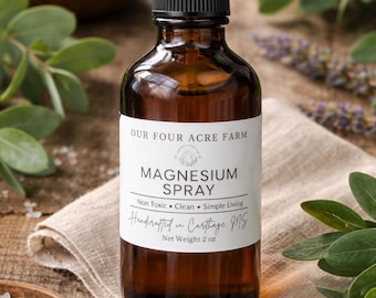 All-Natural Magnesium Oil Spray: Muscle Comfort, Relaxation, Restless Leg (2 fl oz)