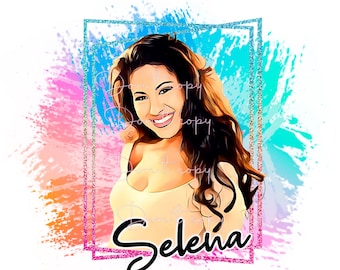 Selena Quintanilla PNG-sublimatie digitaal downloadbestand