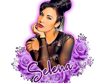 Selena Quintanilla PNG-sublimatie, digitaal downloadbestand