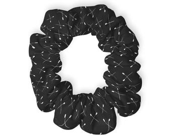 Rowing Oar Scrunchie (Black) | Rowing Gear Hair Accessory