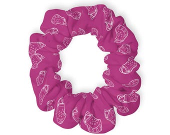 Clog Shoe Rowing Scrunchie (Pink) | Rowing Gear Hair Accessory