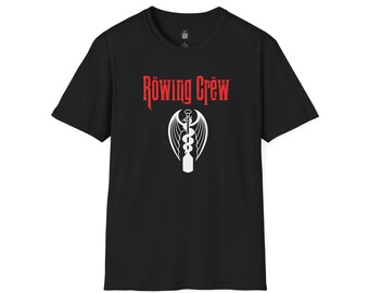 Rowing Crew Hairband Black T-Shirt | Rowing Gear