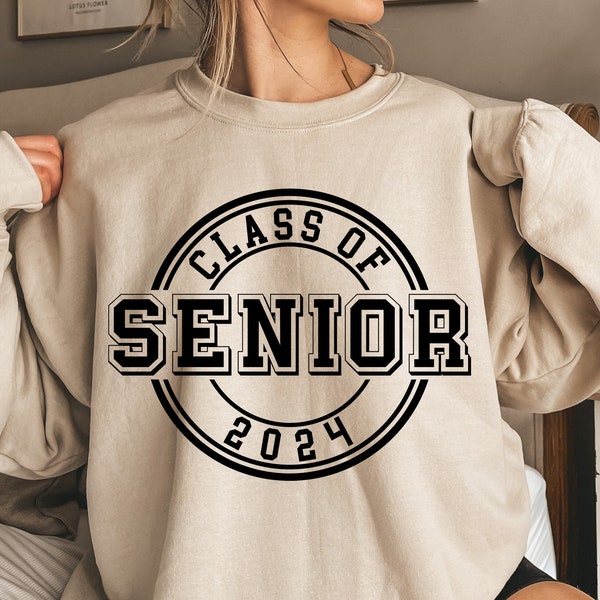 Senior 2024 Svg, Class of 2024 Svg, Graduation Svg, High School Shirt Svg PNG, Graduation 2024 Png, University Grad Cut Files for Cricut