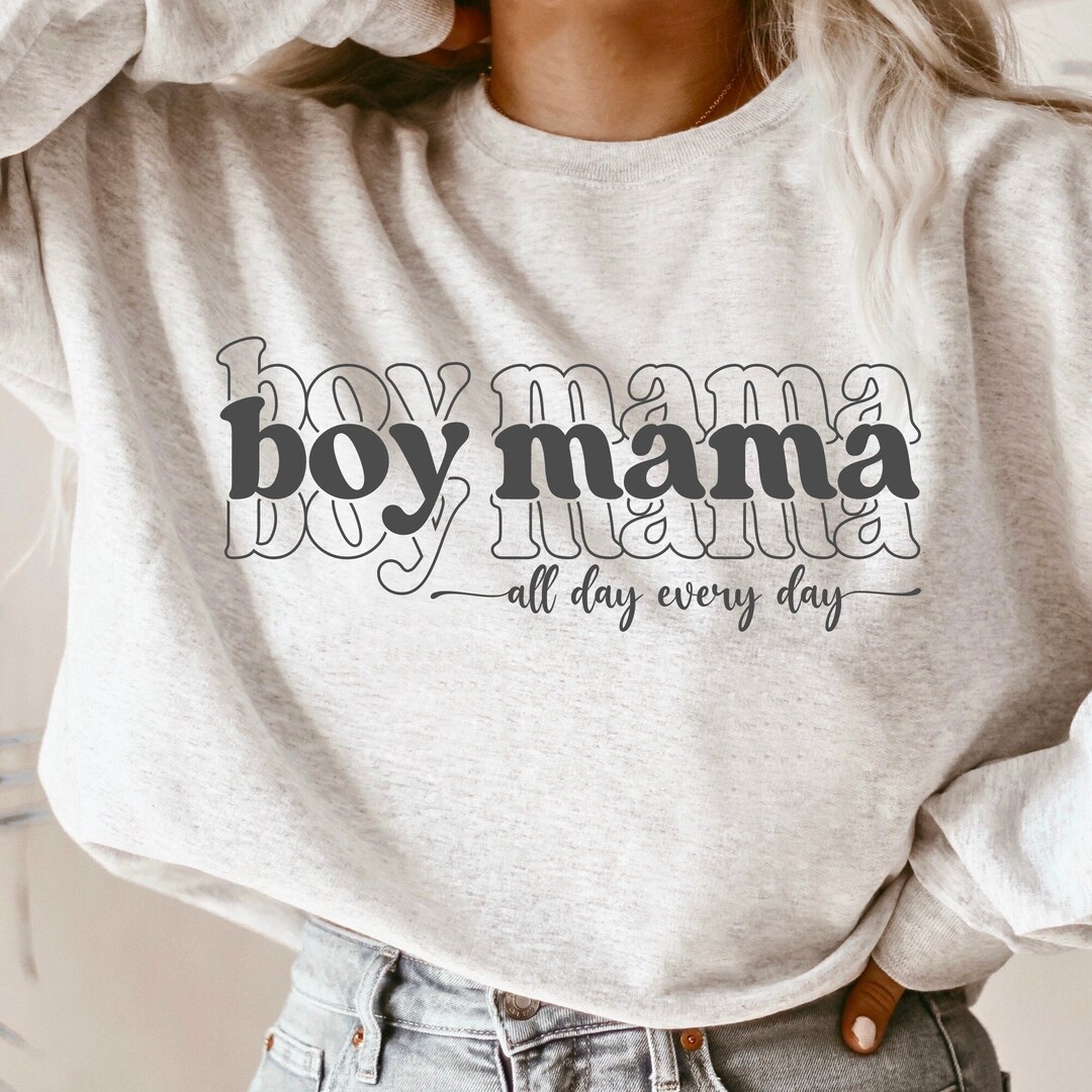 Boy Mama All Day Every Day Svg, Boy Mom Svg, Mother's Day Svg, Boy Mom ...