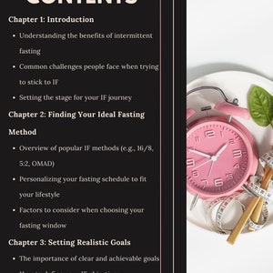 Mastering Intermittent Fasting: Your Guide to Consistency and Success E-Book, Intermittent Fasting Guide image 2