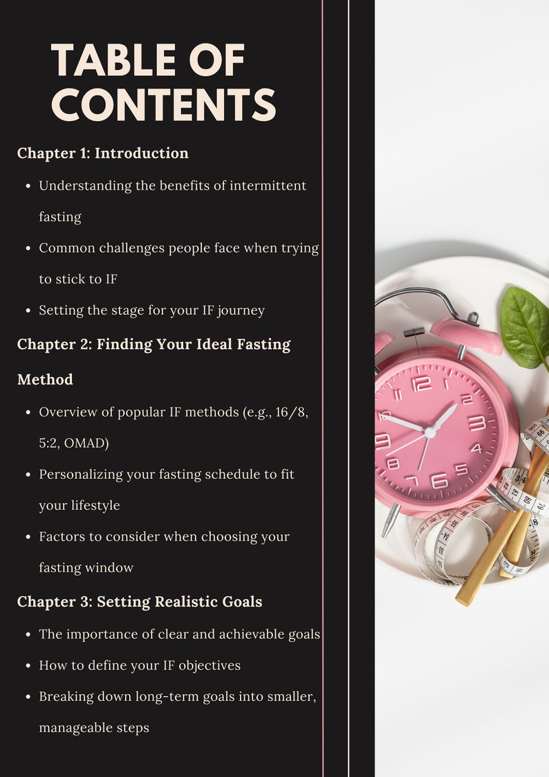 Mastering Intermittent Fasting: Your Guide to Consistency and Success E-Book, Intermittent Fasting Guide image 2