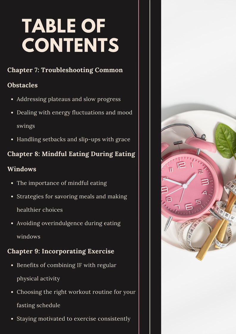 Mastering Intermittent Fasting: Your Guide to Consistency and Success E-Book, Intermittent Fasting Guide image 4