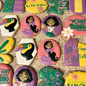 Encanto Birthday Cookies: Party Favors, One Dozen