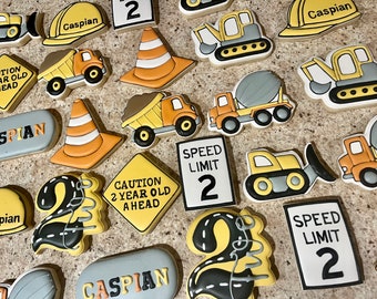 Birthday cookies / construction cookies