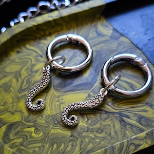 Tentakel Stiefel Charms / Stiefel Ketten / Tentakel Stiefel Charm / Tintenfisch Stiefel Charme