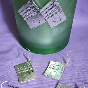 Deck of card earrings/ card deck earrings/ playing card earrings/ card earrings/ charm earrings