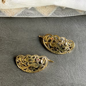 Punjabi Hair Pin Pippal Pathi Traditional Indian Hair Pin Jaggo Hair Clip Sangeet Hair Punjabi Hair Accessory Gold Morni Hair Pin