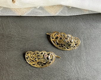 Punjabi Hair Pin Pippal Pathi Traditional Indian Hair Pin Jaggo Hair Clip Sangeet Hair Punjabi Hair Accessory Gold Morni Hair Pin