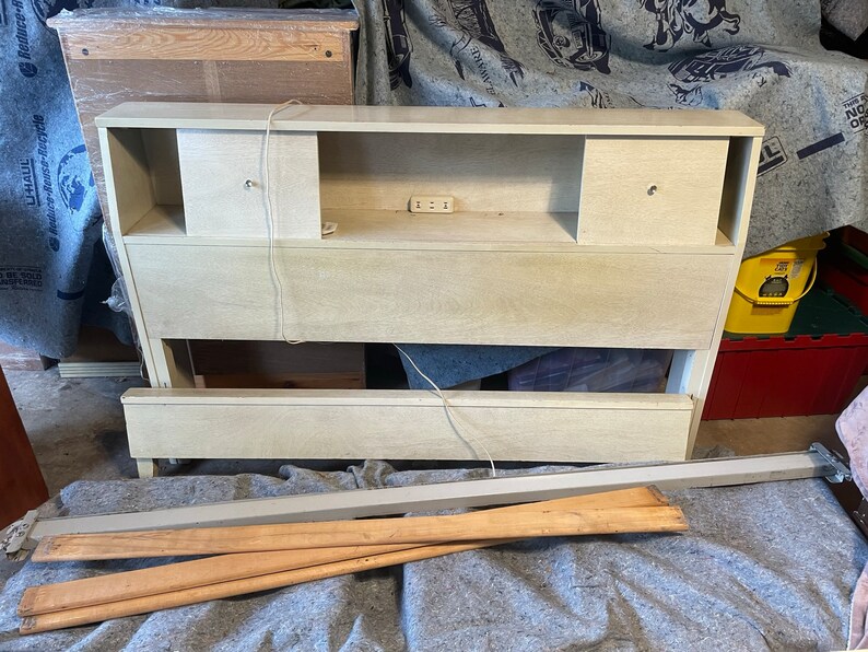 1950's Bassett Pioneer Midcentury Blonde Bedroom Set - Etsy